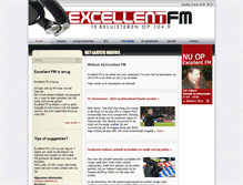 Tablet Screenshot of excellentfm.nl